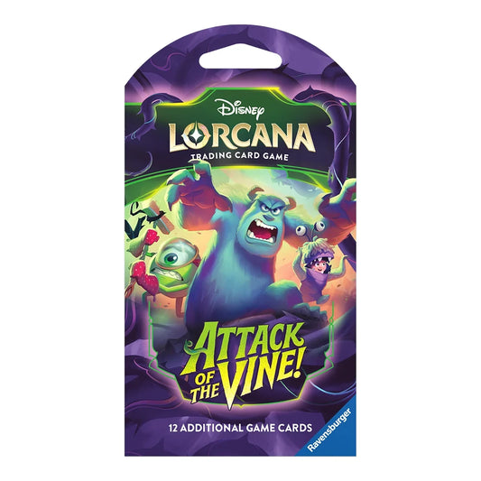 Disney Lorcana Attack Of The Vine Sleeved Booster